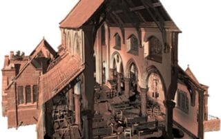 Scanned church model