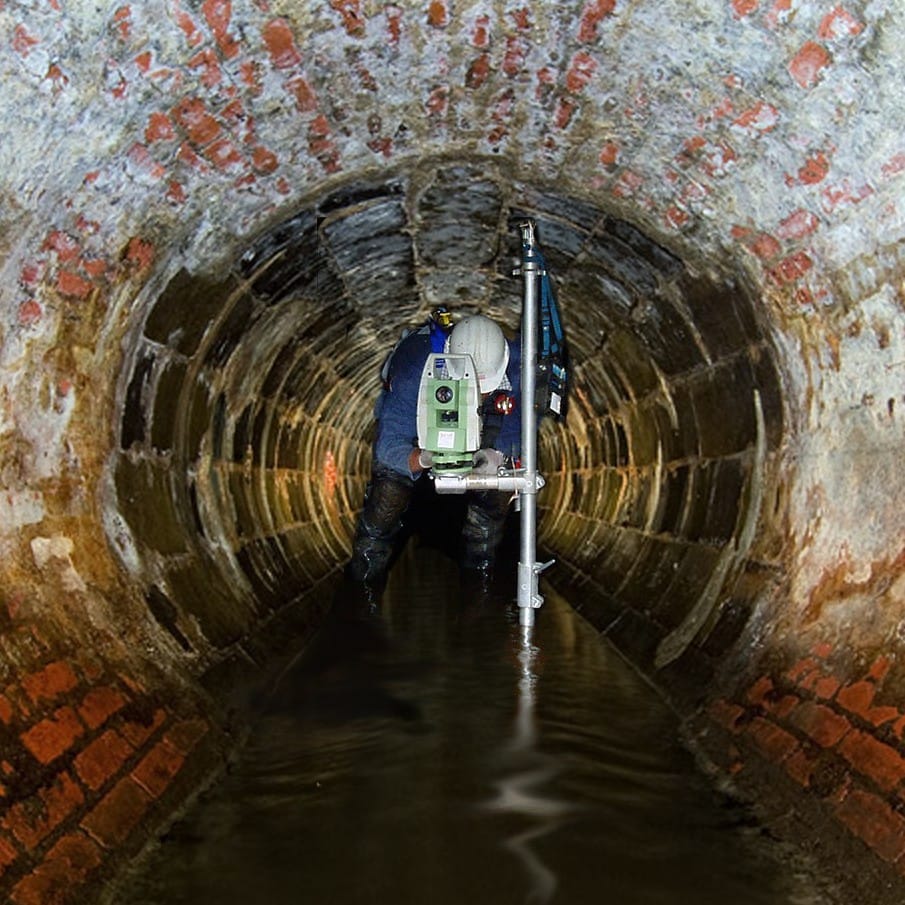 Culverts & deep tunnel surveying