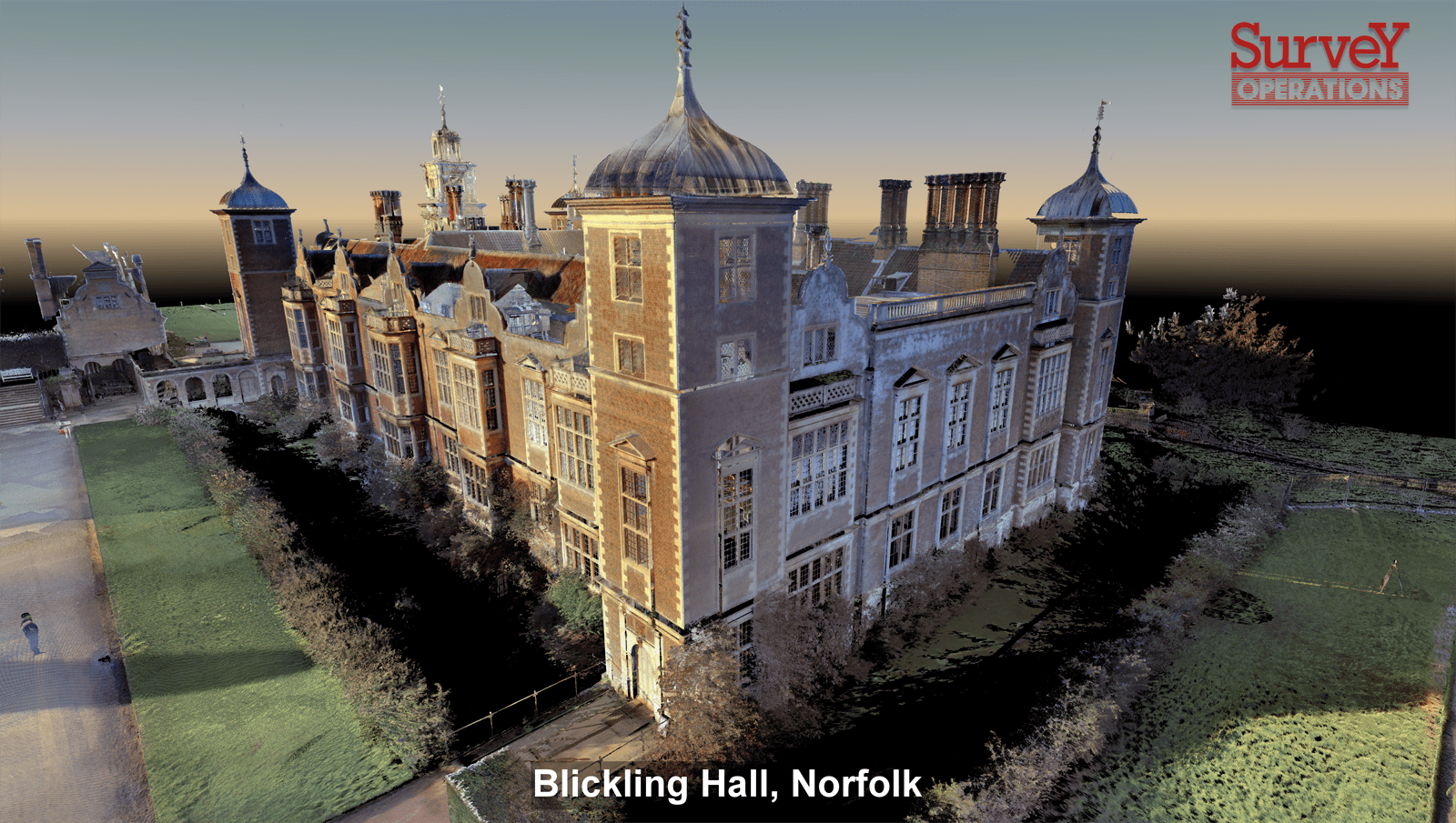 Blickling Hall surveying