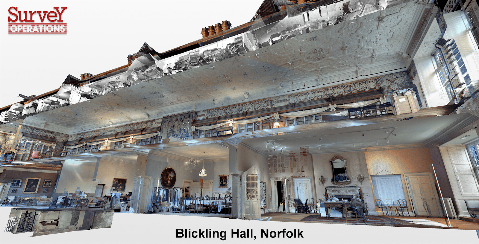 Blcikling Hall Survey - internal