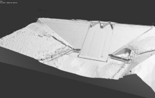 We’ve been on site laser scanning this impressive reservoir spillway